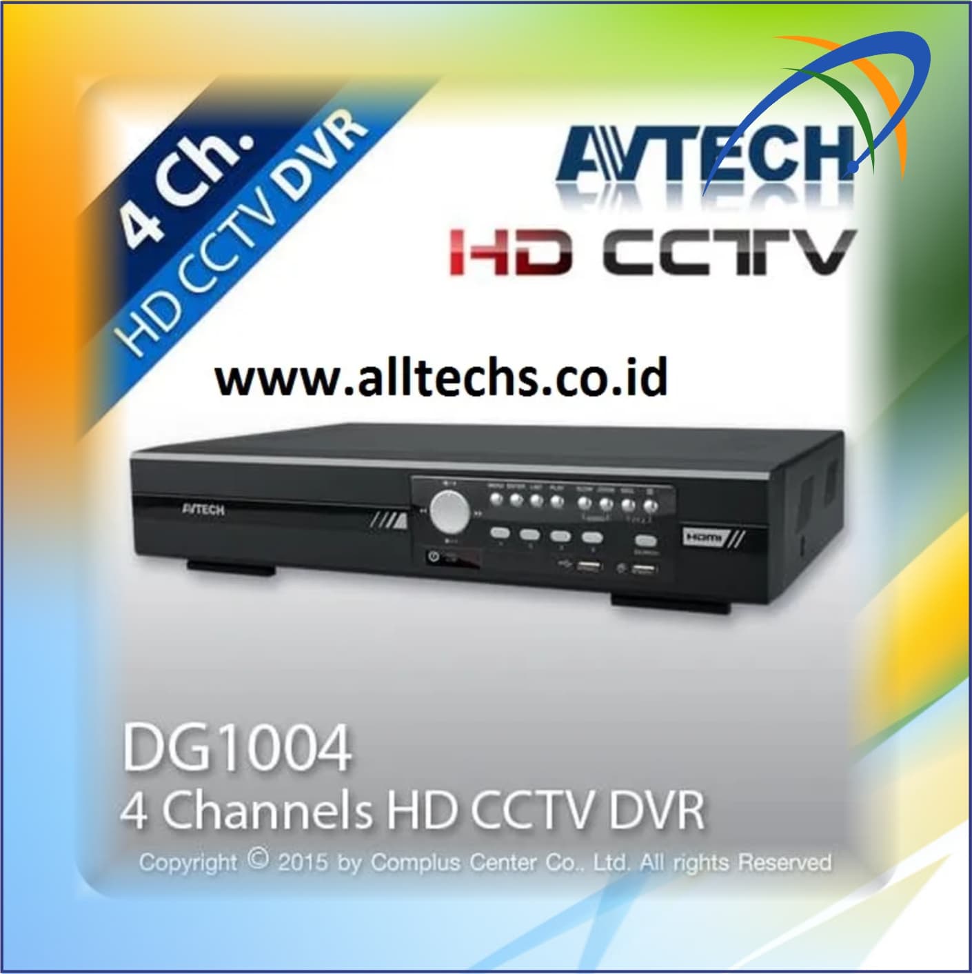 CCTV DVR Avtech DG1004 AHD or Analog cctv 4 Channel
