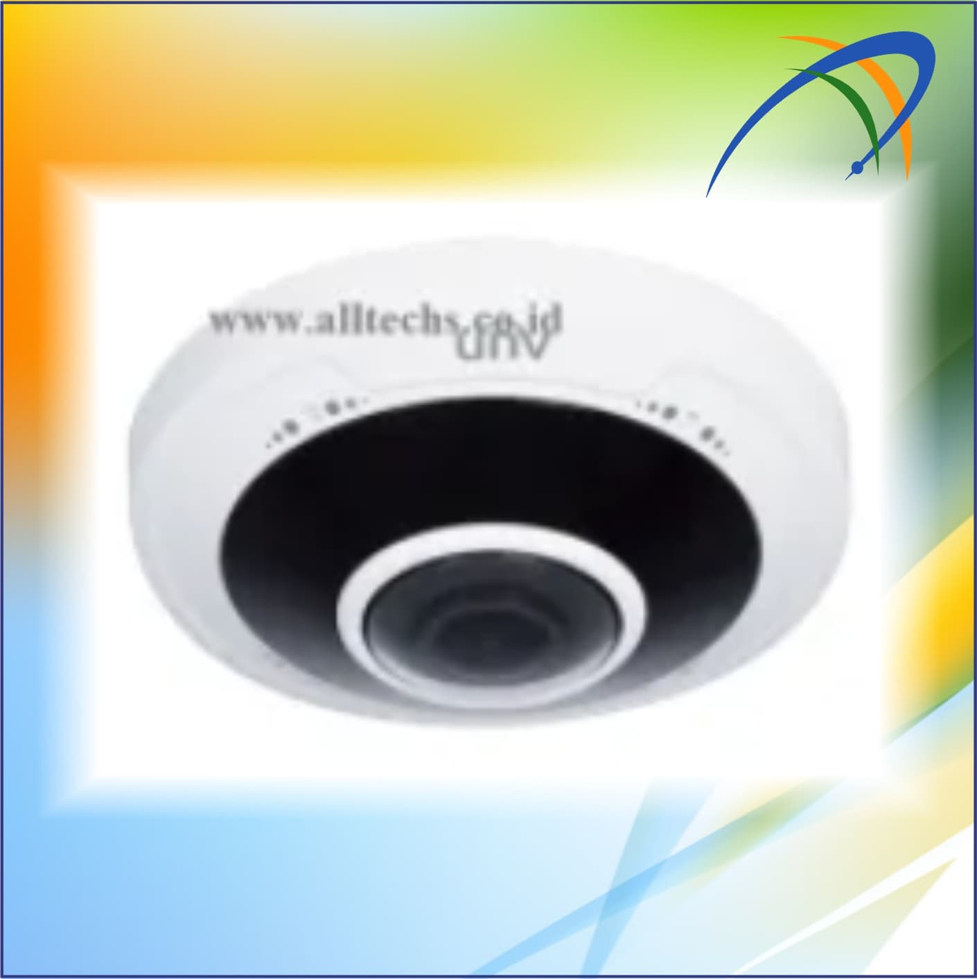 CCTV UNV IPC815SR-DV(S)PF14 5MP Fisheye Fixed Dome Network Camera