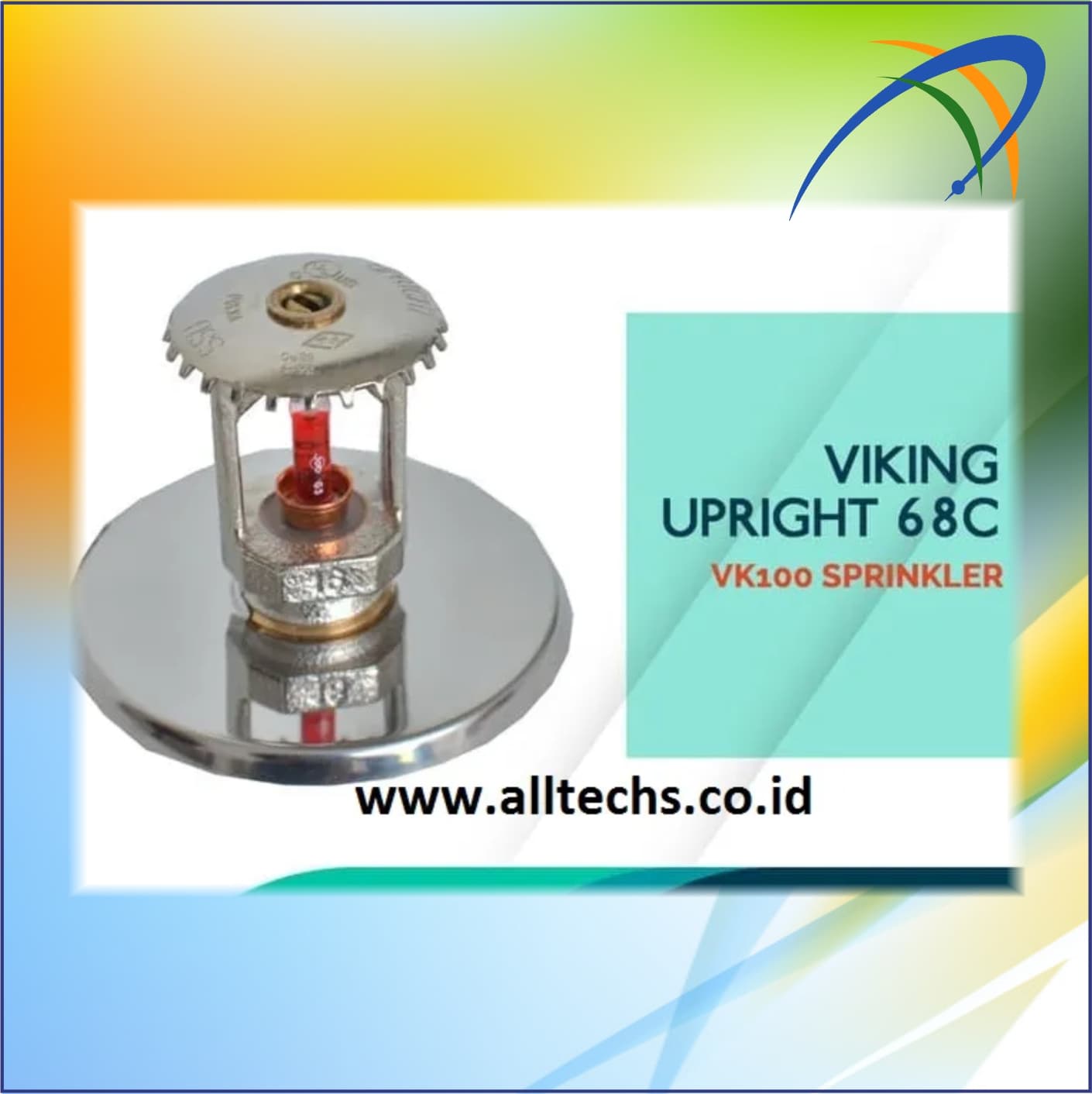 Fire Sprinkler Upright 68 C Viking VK100